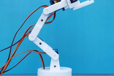 SNAR62  arduino六自由度PS2机械臂安装与操作教程