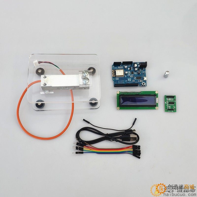 精确电子秤 esp8266 10kg hx711 创客 STEAM 教育套件DIY SNAR3B