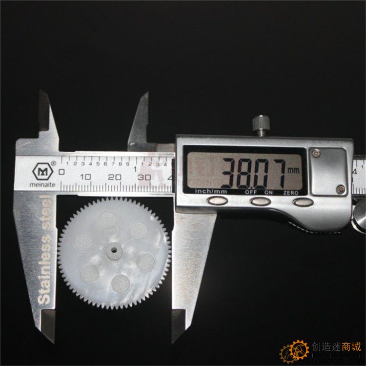 38/60mm厚 齿片  单层 主轴齿轮 塑料 玩具齿轮