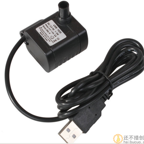 3W潜水泵 抽水泵 电脑USB插头DC3.5~9V直流无刷水泵