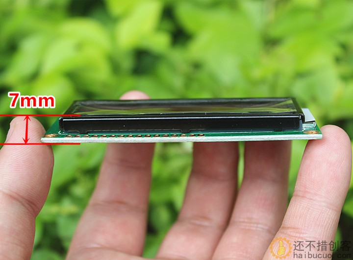 LCD液晶屏1602A黄绿屏带背光 没有任何资料