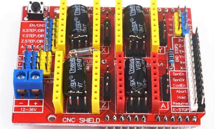 SNA113 CNC shield v3 雕刻机扩展板 3D打印机 A4988驱动板 CNCV3雕刻板