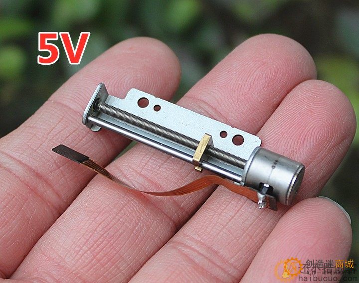 8mm丝杆滑台滑片步进电机DC5V 2相4线步进马达直线电机
