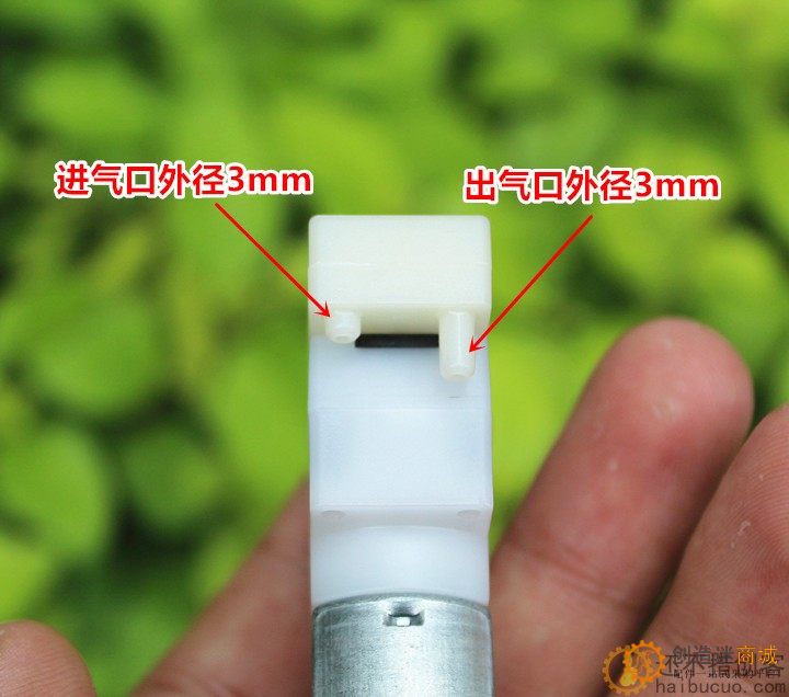 DC3.7V微型气泵 小型打气泵 鱼缸气泵 野外给鱼增氧泵