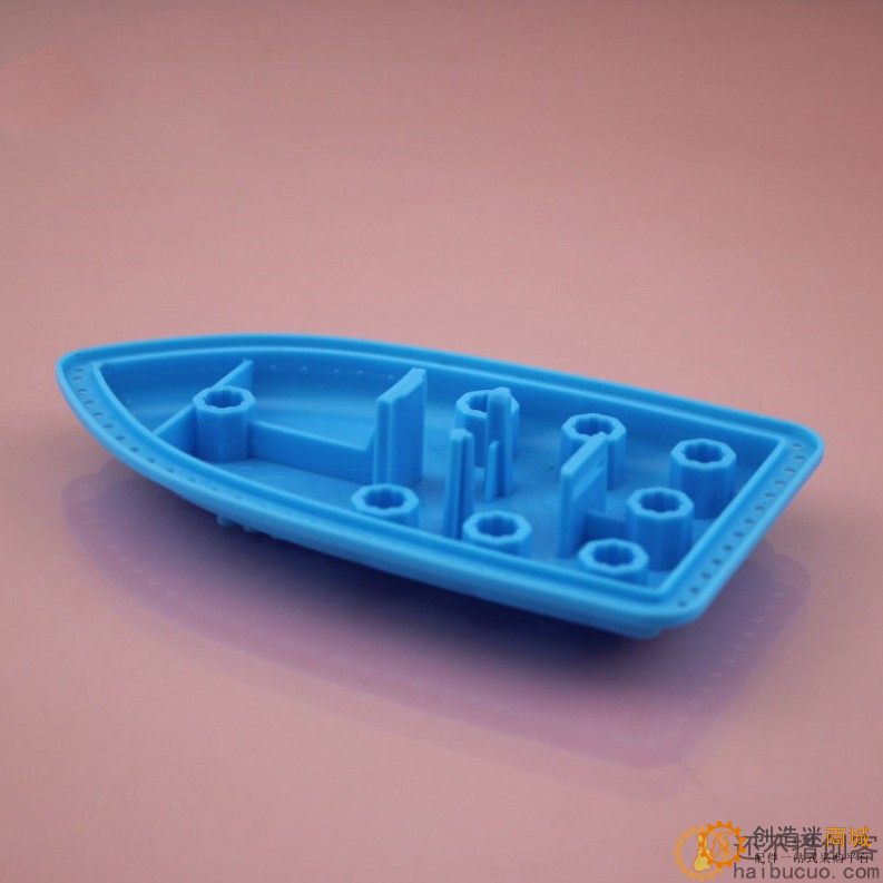 迷你船盖 拉线牙箱船底座 八角迷你盖科技积木零件MNCG1327324蓝