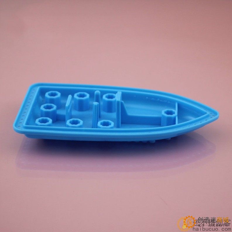 迷你船盖 拉线牙箱船底座 八角迷你盖科技积木零件MNCG1327324蓝