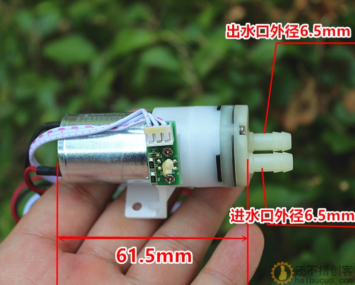 370自吸水泵隔膜泵 DC12V 带光电传感器 碳刷马达 质量很好