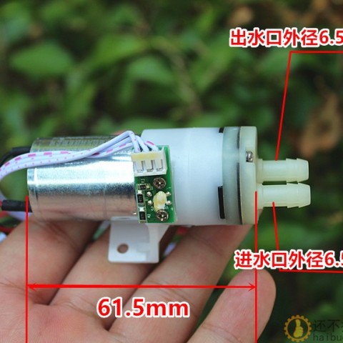 370自吸水泵隔膜泵 DC12V 带光电传感器 碳刷马达 质量很好