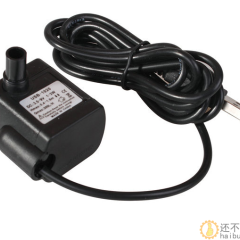 3W潜水泵 抽水泵 电脑USB插头DC3.5~9V直流无刷水泵