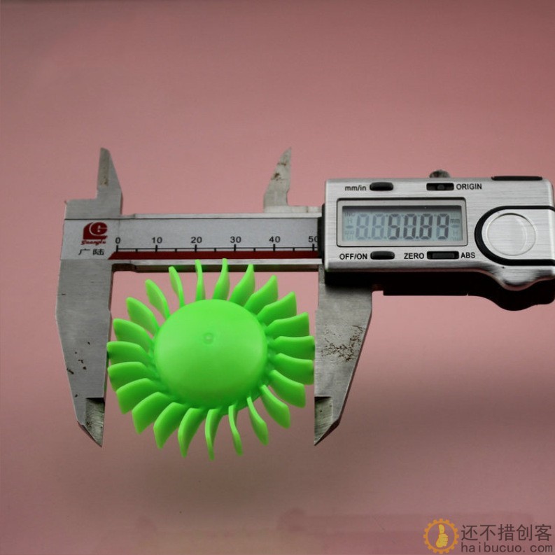 离心叶轮 涡轮 涡桨 包头桨 玩具配件 科技积木零件Φ5123Y2A绿