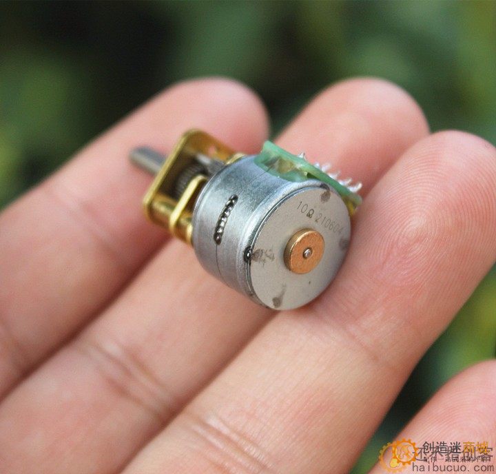 15mm全金属齿轮减速步进电机 2相4线步进马达