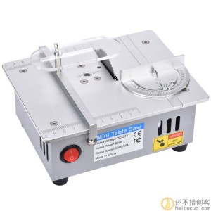 精密桌面微型台锯 DIY亚克力PCB台式切割机 迷你铝合金模型小电锯
