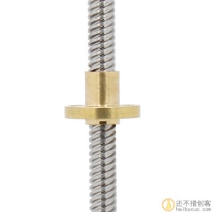 3d打印机配件T型T8丝杆步进电机丝杠螺母梯形螺杆不锈钢导程8