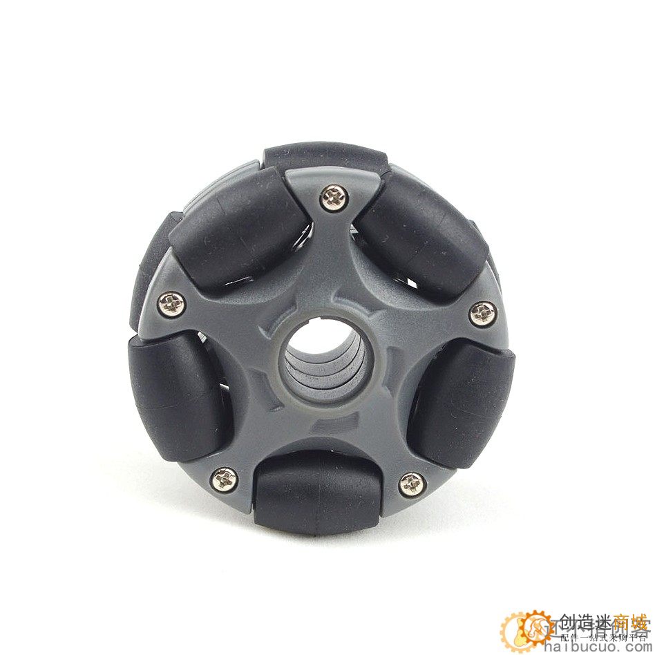 58mm全向轮 福来轮 Omni Wheel 轮子 ROS平台全向运动 多方位移动