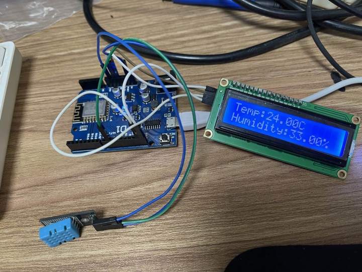 3.1 SNAR2B esp8266 D1 温度计DHT11套件
