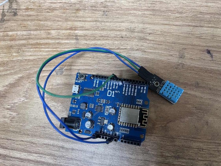 3.1 SNAR2B esp8266 D1 温度计DHT11套件