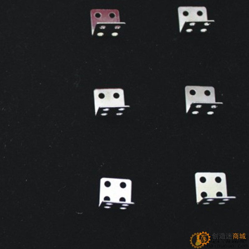 双排直角轴架 五金零件 玩具配件 模型零件B259