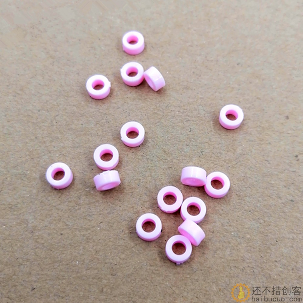 20个 2mm/3mm ABS塑料轴套 卡位 塑料垫片 垫圈 DIY玩具配件