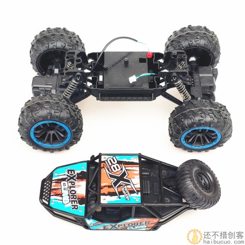 电动合金攀爬车模型攀岩越野汽车1:18底盘DIY配件SNC404