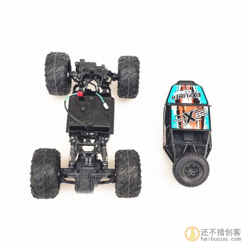 电动合金攀爬车模型攀岩越野汽车1:18底盘DIY配件SNC404