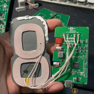 QC3.0无线快充板 typec接口 屏蔽板爆裂 diy研究价 磁片 碎 SN926