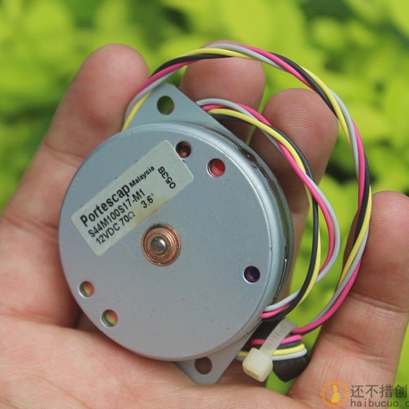 进口 超薄 步进电机 直流DC12V 步距角3.6° 微型薄型步进马达M282