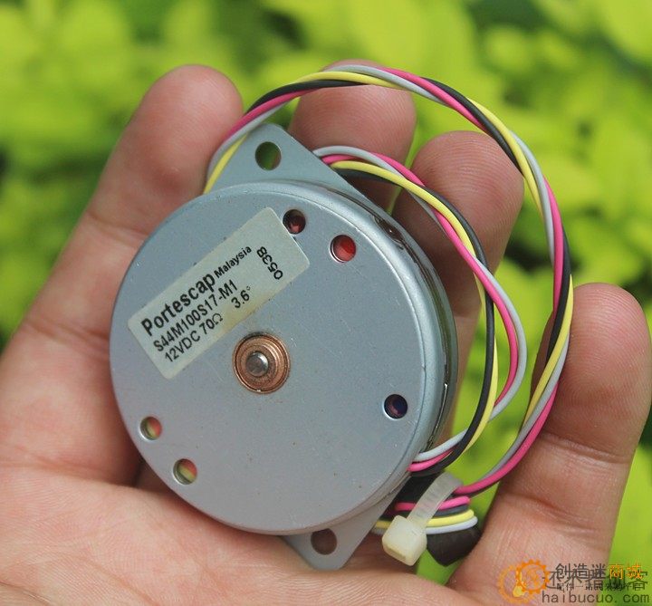 进口 超薄 步进电机 直流DC12V 步距角3.6° 微型薄型步进马达M282