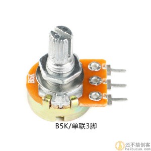 WH148单联电位器 B5K 柄长15MM SND169