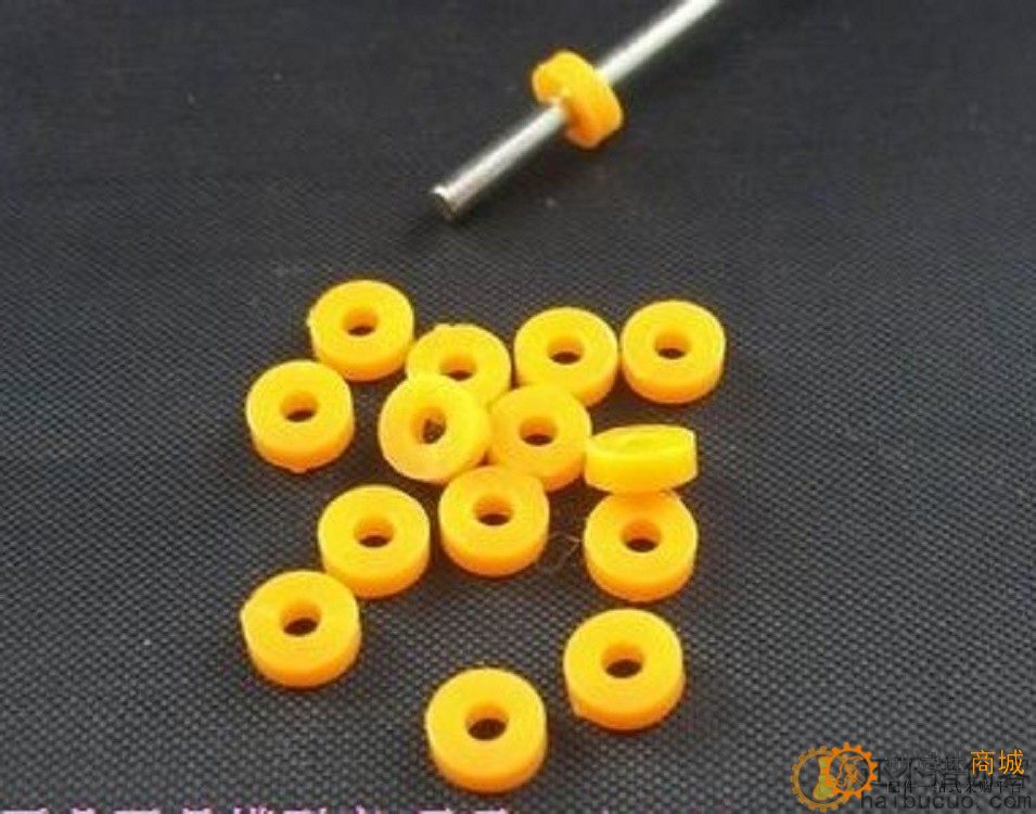 20个 2mm/3mm ABS塑料轴套 卡位 塑料垫片 垫圈 DIY玩具配件