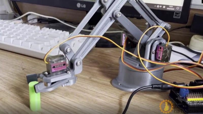 SNAM 8000 esp8266D1wifi网页控制机械臂