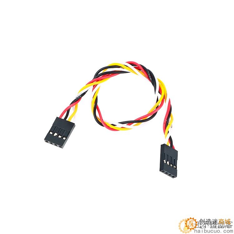 双头杜邦线彩排线2P/3P/4P/5P/6P线长20cm间距2.54mm单根母头X105