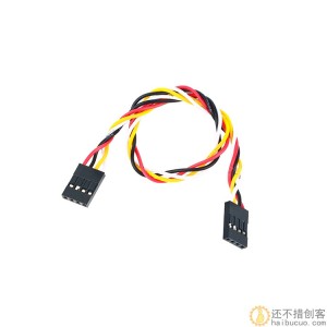 双头杜邦线彩排线2P/3P/4P/5P/6P线长20cm间距2.54mm单根母头X105