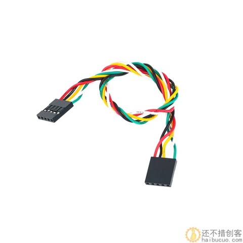 双头杜邦线彩排线2P/3P/4P/5P/6P线长20cm间距2.54mm单根母头X105