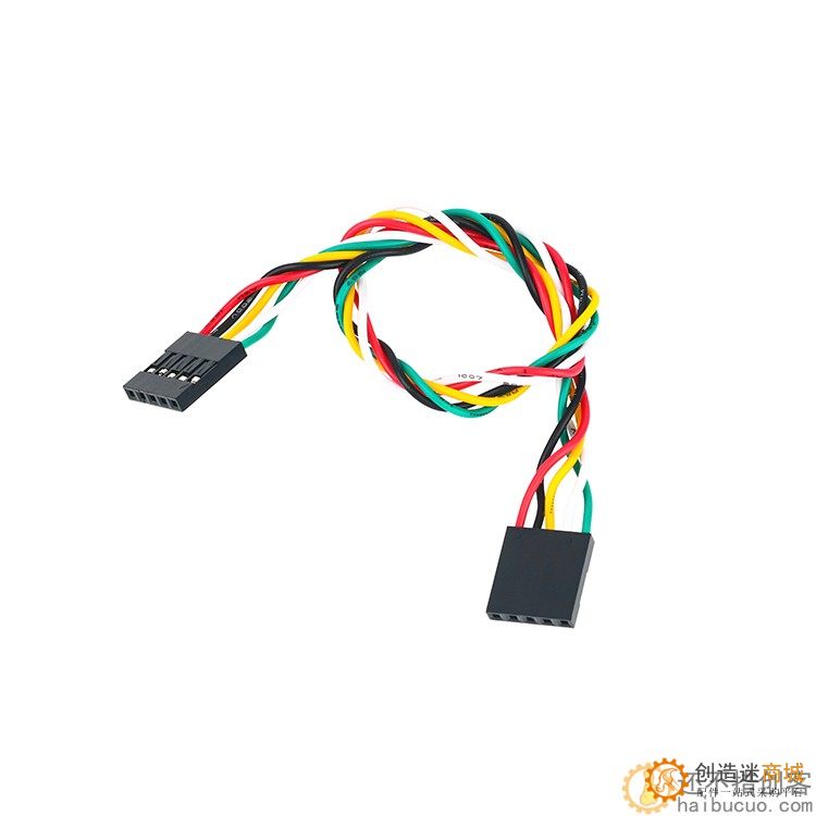 双头杜邦线彩排线2P/3P/4P/5P/6P线长20cm间距2.54mm单根母头X105