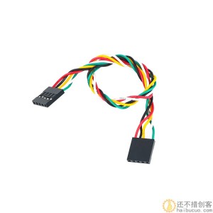 双头杜邦线彩排线2P/3P/4P/5P/6P线长20cm间距2.54mm单根母头X105
