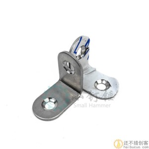 不锈钢角码连接件直角L型三角铁支架家具固定块加厚SN462