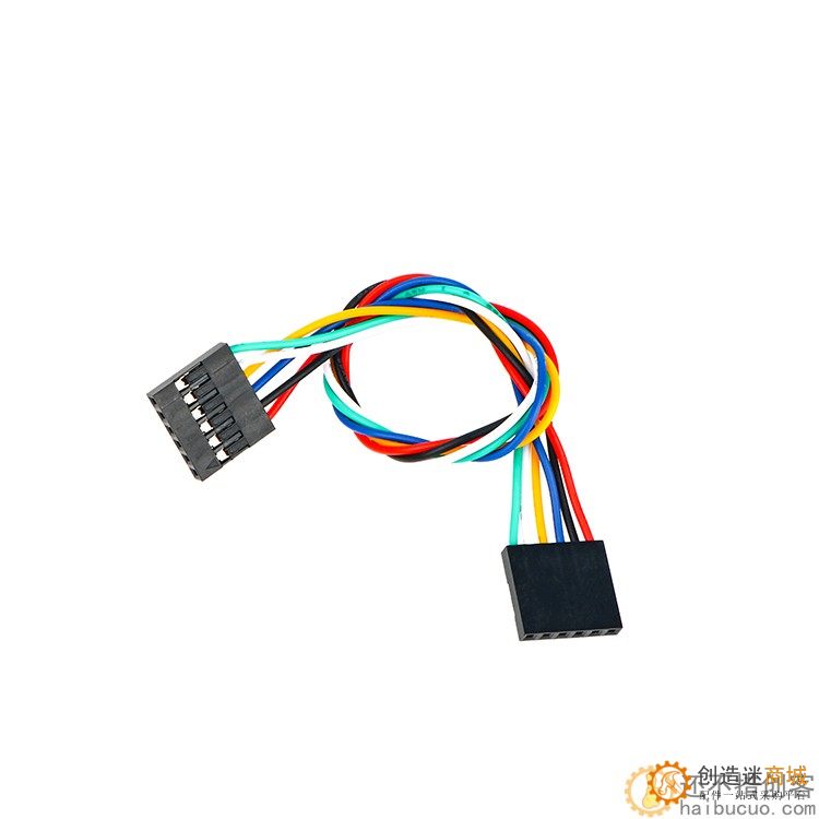 双头杜邦线彩排线2P/3P/4P/5P/6P线长20cm间距2.54mm单根母头X105