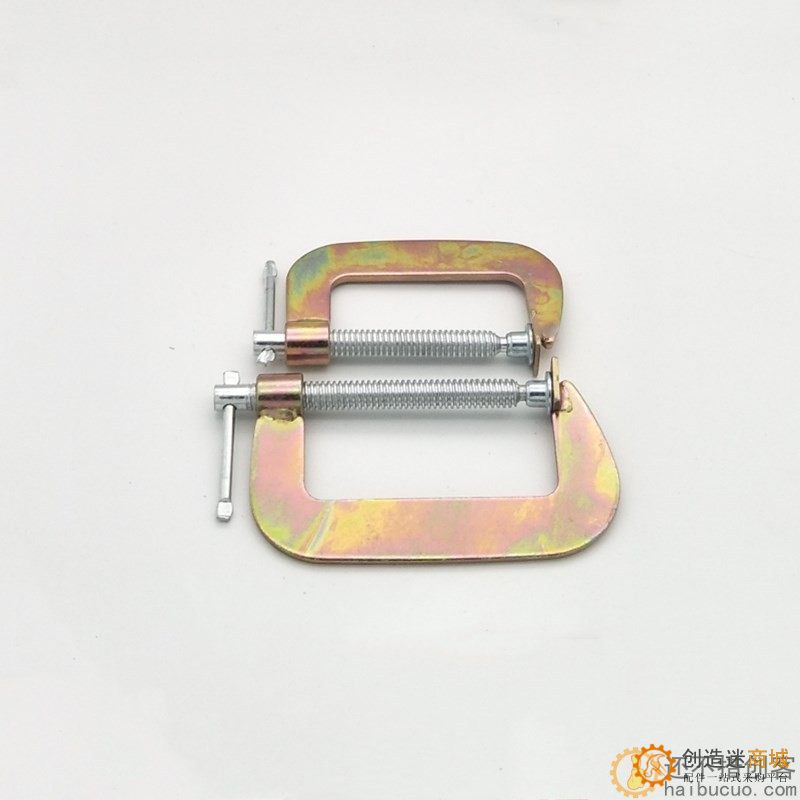 C型快速紧固木工夹子 固定夹具 G型木工夹 摇杆夹T67