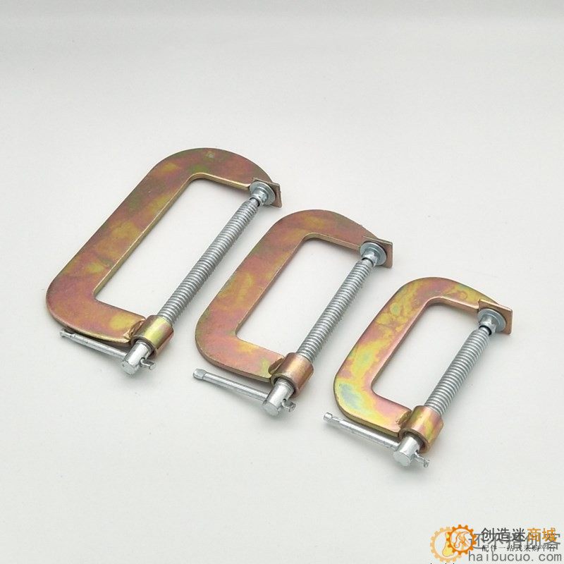 C型快速紧固木工夹子 固定夹具 G型木工夹 摇杆夹T67