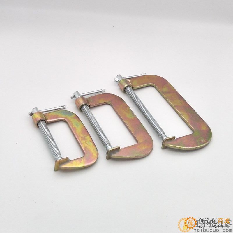 C型快速紧固木工夹子 固定夹具 G型木工夹 摇杆夹T67