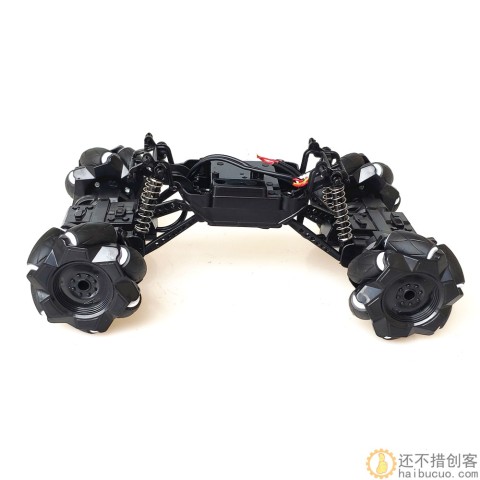 麦克纳姆轮小车底盘智能小车机器人DIY配件全向轮底盘带盖SNC405