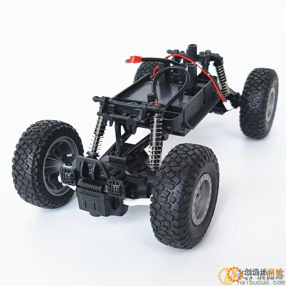 电动越野攀爬车模型攀岩越野避震汽车底盘DIY配件SNC406