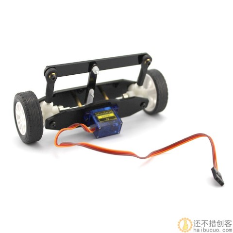 转向前桥ZX2(舵机型) 小车模型 转向系统 手工材料 前轮转向总成SN219