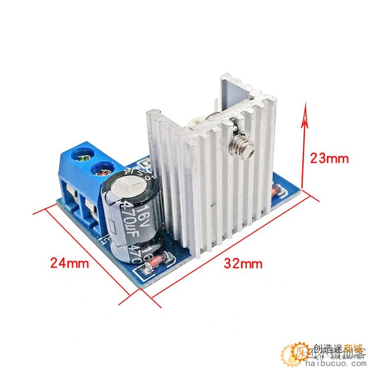 TDA2030A数字功放板单声道18W迷你音频放大模块DIY音箱DC6-12V SNA290