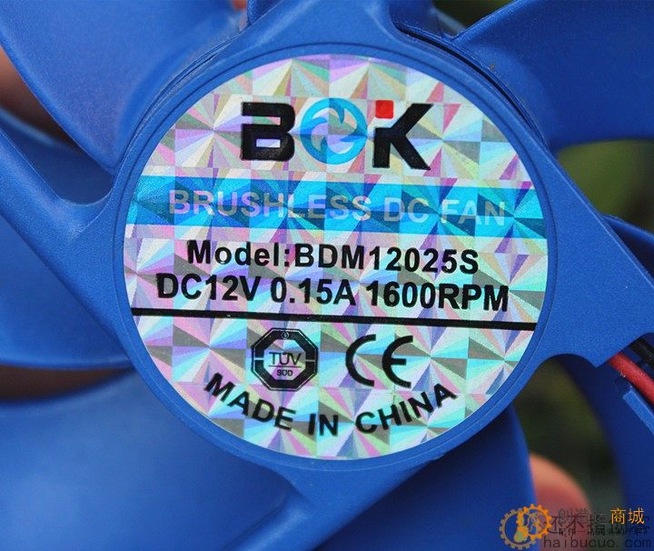 12cm无刷扇热风扇DC12V风机 BDM12025S静音风扇SN948