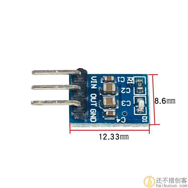 AMS1117-5V电源模块 5V电源模块 LDO 800ma 3个脚SND170