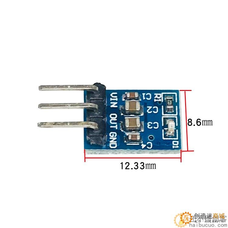 AMS1117-5V电源模块 5V电源模块 LDO 800ma 3个脚SND170