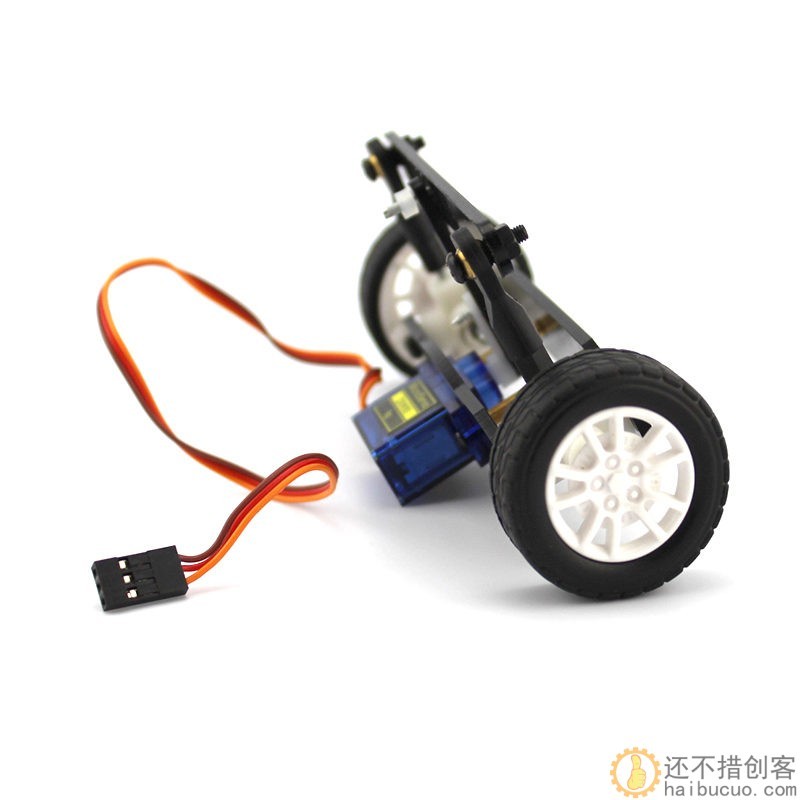 转向前桥ZX2(舵机型) 小车模型 转向系统 手工材料 前轮转向总成SN219