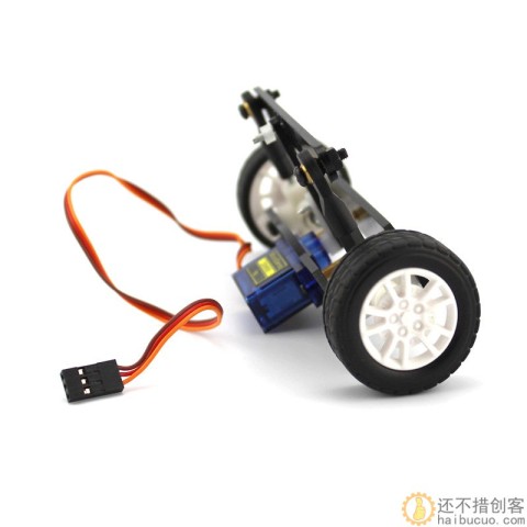 转向前桥ZX2(舵机型) 小车模型 转向系统 手工材料 前轮转向总成SN219