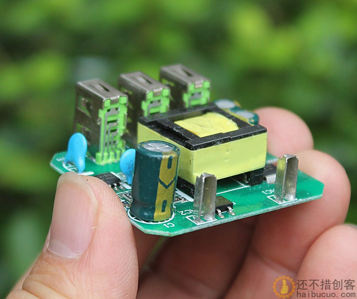 快充电源板5V1.8A快充充电器 3路USB输出 220V转5V隔离开关电源SNA283